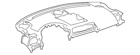Торпедо передняя панель без AIRBAG Lexus CT200h 11-13