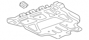 Защита двигателя передняя VW Tiguan 18-24
