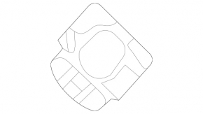 Отбойник двери багажника левый Mercedes W167 GLE 350 450 20-26