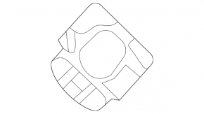 Отбойник двери багажника левый Mercedes W167 GLE 350 450 20-26
