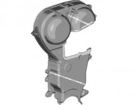 Передняя крышка двигателя Ford Escape 13-19 1.6T
