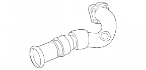 Teava supapa EGR Audi Q7 4L 13-15 3.0 TDI