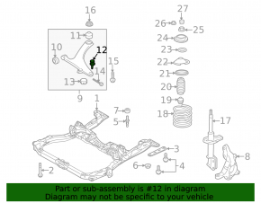 Шаровая опора левая Subaru Outback 20-25
