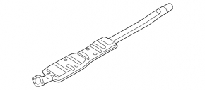 Conductă de evacuare piesă centrală Volvo XC90 16-22 T8