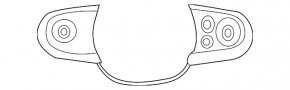 Кнопки управления на руле Mini Cooper F56 3d 14-15