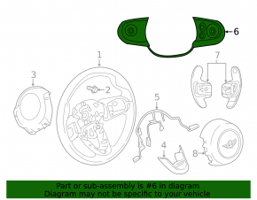 Кнопки управления на руле Mini Cooper F56 3d 14-15