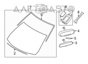 Лобовое стекло Mazda CX-5 13-15 PILKINGTON