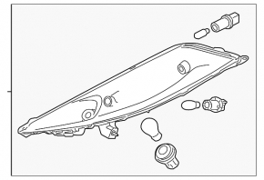 Semnalizator dreapta DRL Nissan Juke 11-14 s, sl, sv