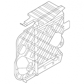 Кронштейн блока ECU компьютера двигателя VW Jetta 22-26