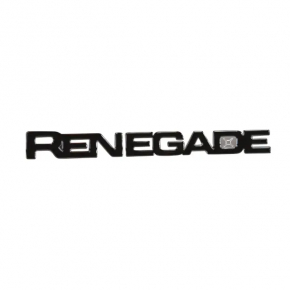 Эмблема надпись Renegade передняя правая Jeep Renegade 15-23
