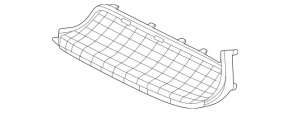 Решетка радиатора grill нижняя левая Mercedes W167 GLE 350 450 20-23 под камеру, AMG pkg