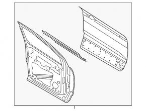 Дверь в сборе передняя левая Ford Escape MK3 13-19