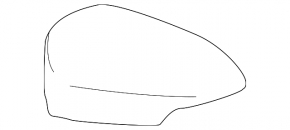 Крышка левого зеркала Toyota Avalon  13-18