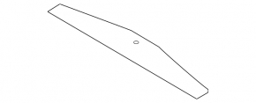 Пол багажника задний малый Ford C-max MK2 13-17 Energi, черная