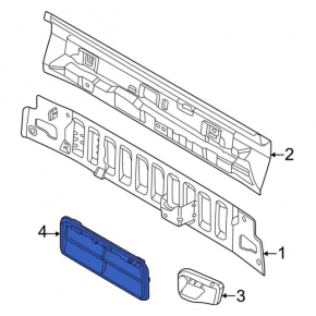 Placa de ventilație stânga Ford Explorer 20- ruptă