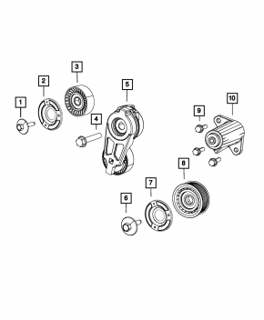 Коллектор впускной Jeep Compass 11-16 без заслонок