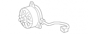 Motor ventilator de racire dreapta Lexus RX300 RX330 04-06