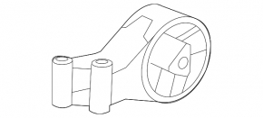 Подушка акпп задняя Chevrolet Impala 14-19 2.5