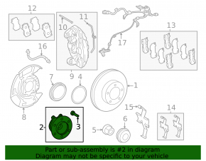 Ступица передняя левая Toyota Land Cruiser 24-26 AWD