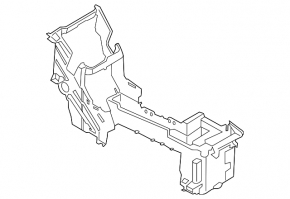 Консоль центральная подлокотник Ford C-max MK2 13-18 серая, царапины
