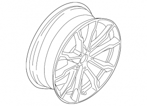 Диск колесный R20x8J BMW X3 G01 22-24 787M стиль