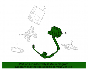 RADIO ANTENNA Honda Accord 18-22
