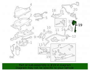 Датчик высоты кузова передний левый Lexus RX300 RX330 RX350 04-09