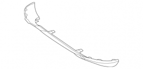 Губа переднего бампера Mercedes W167 GLE 350 450 20-23