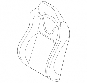 Пассажирское сидение Ford Mustang mk6 15-23 без airbag купе GT 50th Anniversary кожа черн стрель