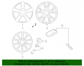 Capac central de roată pentru Mazda CX-7 06-12 gri