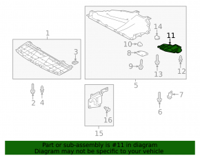 Trapă de protecție a motorului Mazda 6 18-21