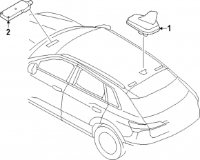 Antena cu aripioare Volkswagen ID.4 21-23
