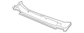 Решетка дворников пластик Honda CRV 17-22