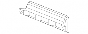 Воздухоприемник передняя часть VW CC 08-17