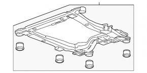 Подрамник передний Chevrolet Volt 14-15