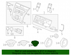 Сабвуфер Honda Accord 13-17 Foster
