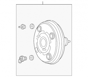Вакуумный усилитель Toyota Camry v70 18-24 2.5, 3.5