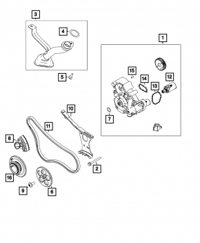 Шестерня коленвала Jeep Cherokee KL 19-23 2.0Т