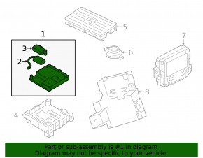 EMERGENCY COMMUNICATION CONTROL MODULE Audi A6 C8 19-25