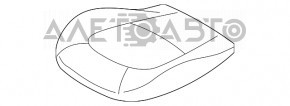 Водительское сидение Mini Cooper Countryman R60 10-16 без airbag, механич, кожа черн
