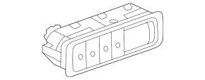 Bloc butoane panou frontal stânga Chevrolet Equinox EV 24-26, fără Auto Hold