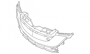 Решетка радиатора grill Mazda3 MPS 10-10