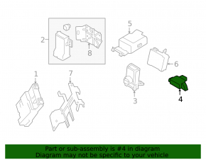 EXTENDED POWER CONTROL MODULE COMPUTER Ford Escape MK4 20-23
