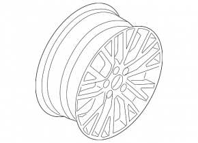 Диск колесный R19x7J ET50 Ford Escape MK4 20-22 бордюрка