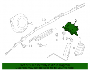 Подушка безопасности airbag пассажирская в торпеде Mazda CX-50 23-26
