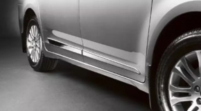 Накладка двери нижняя передняя левая Toyota Sienna 11-20 хром