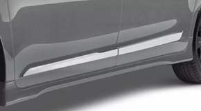 Накладка двери нижняя передняя левая Toyota Sienna 11-20 хром