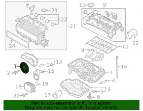 Шкив коленвала VW Jetta 19-26 1.4T, 1.5T