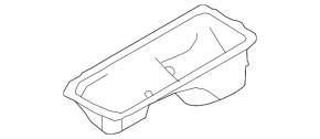 Поддон масляный BMW 3 E90 E92 07-12 3.0T N52 N54 N55