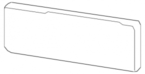 Отражатель заднего бампера правый Honda Crosstour 10-15 2013-15